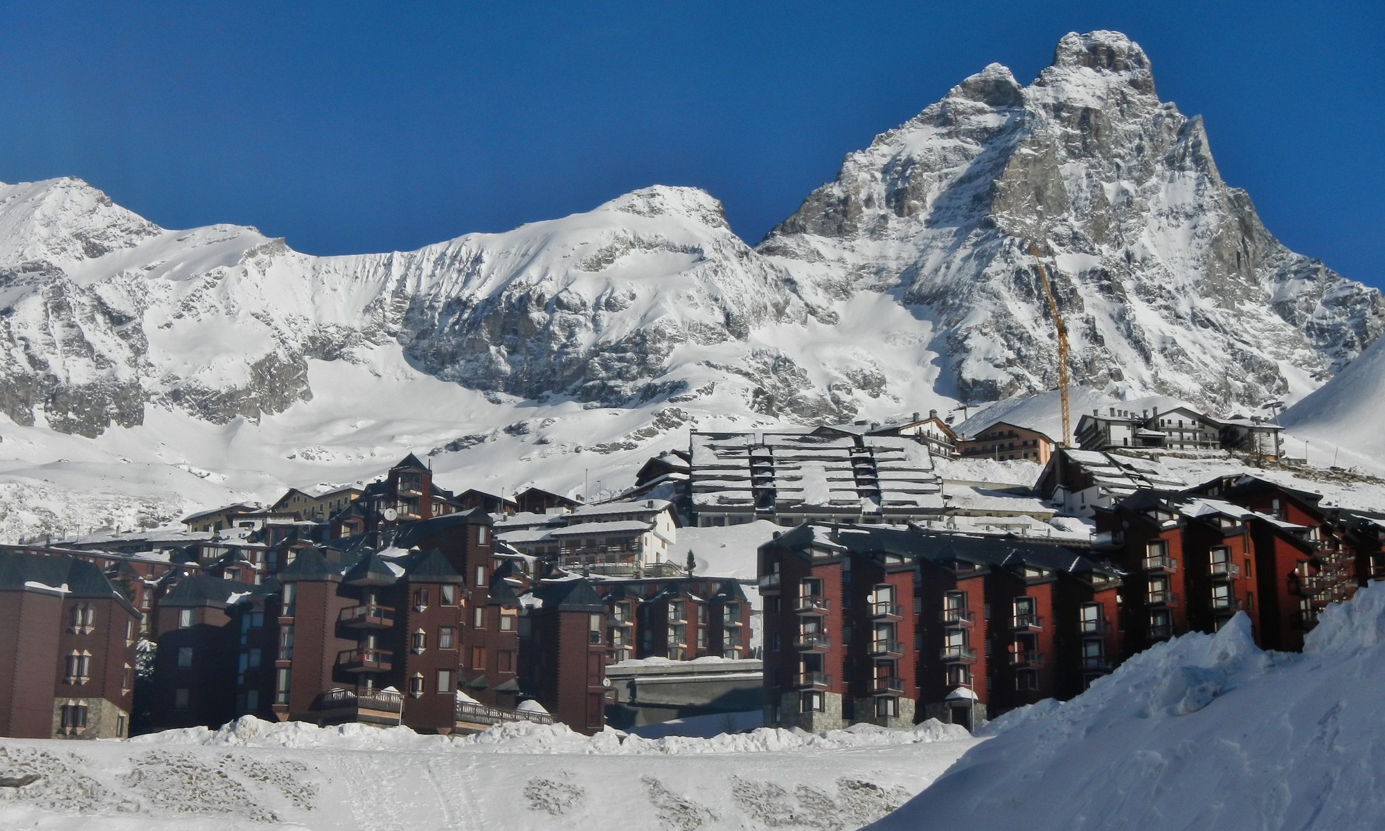 Cervinia: the village