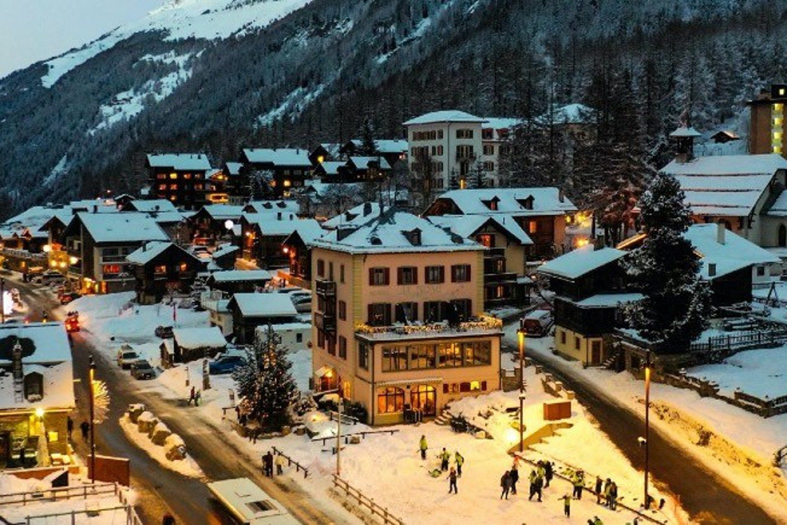 Grimentz-Zinal: the village