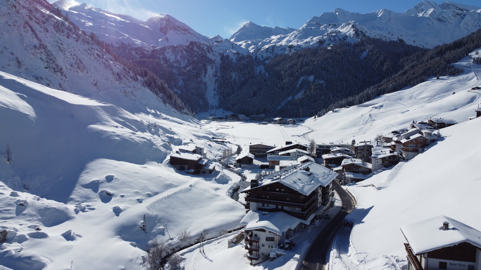 Hintertux: a aldeia