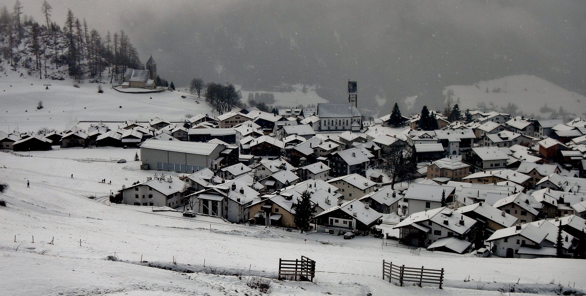 Laax: the village