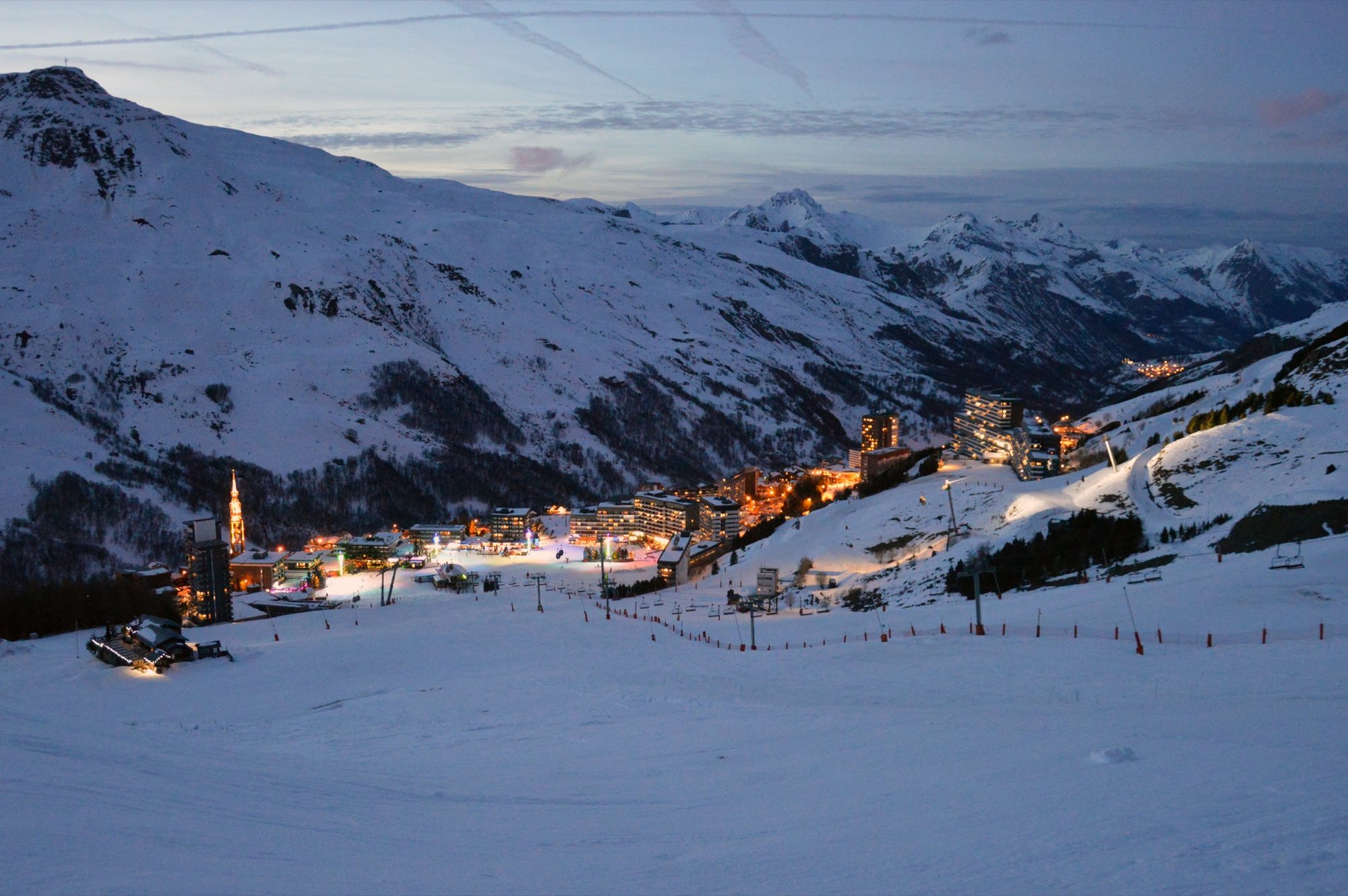 Les Menuires: the village