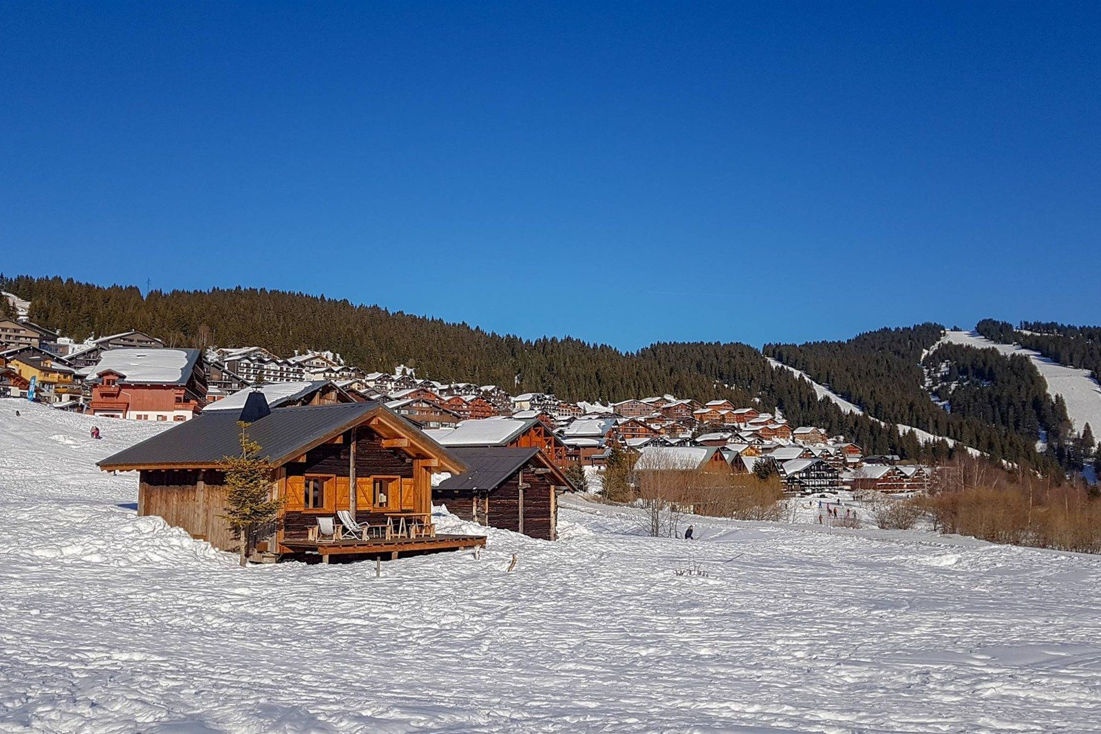 Les Saisies: the village