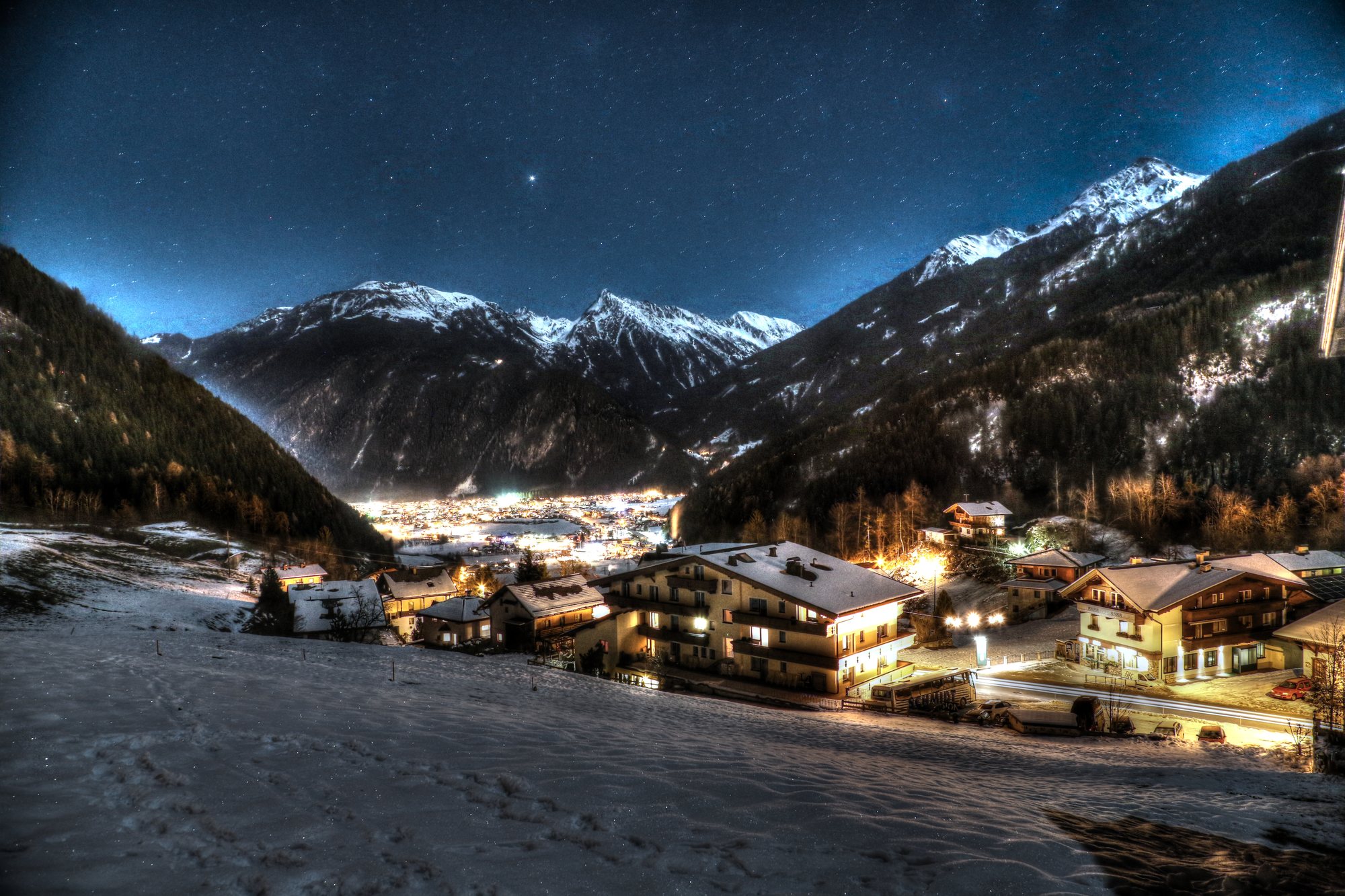 Mayrhofen: the village