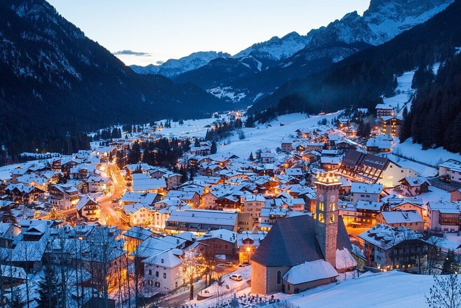 Val di Fassa: the village
