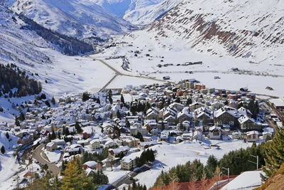 Andermatt: village and slopes, photo 1
