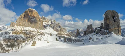Cortina d'Ampezzo: village and slopes, photo 1