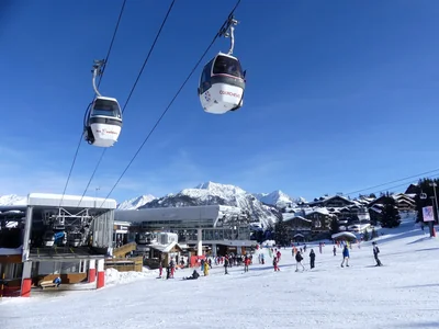 Courchevel: aldeia e pistas, foto 2