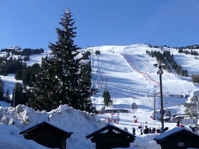 Courchevel: aldeia e pistas, foto 3