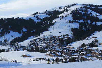 Gstaad-Schönried: village and slopes, photo 1