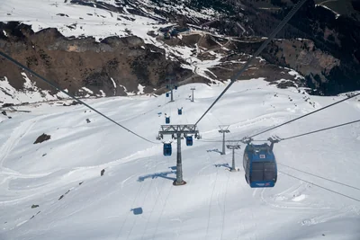 Hintertux: aldeia e pistas, foto 2