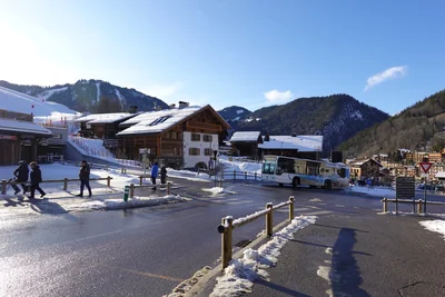 La Clusaz: aldeia e pistas, foto 2
