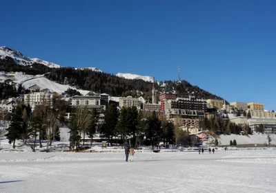 St. Moritz: village and slopes, photo 2