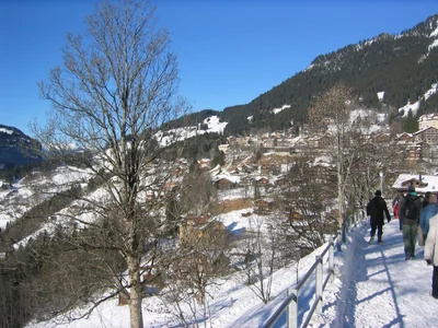 Wengen: village and slopes, photo 2