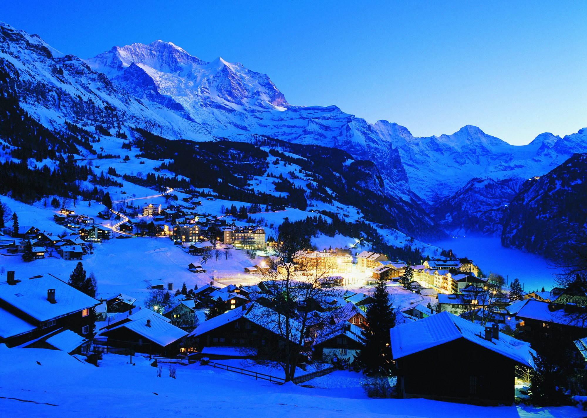 Wengen: the village